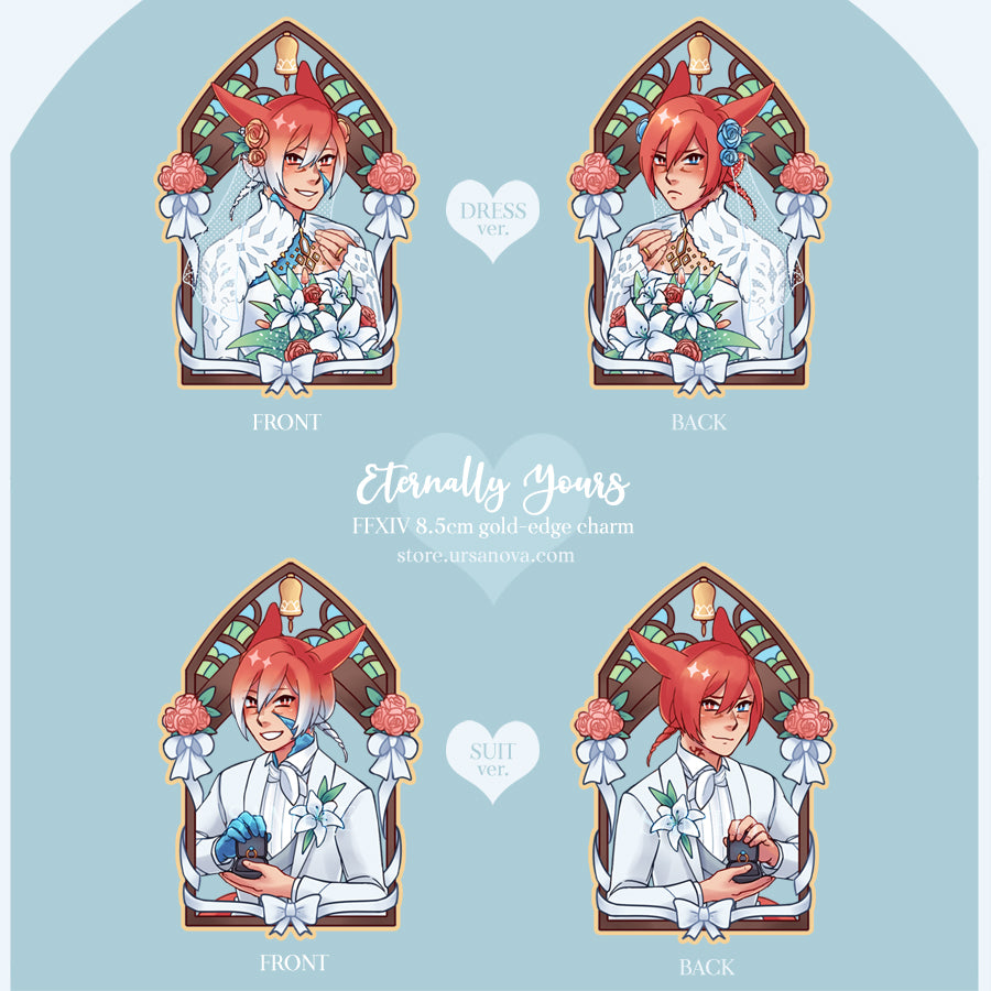 [FFXIV] Eternally Yours Gold Edge Charms