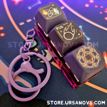 Load image into Gallery viewer, [FFXIV] BLM Keycap Keychain
