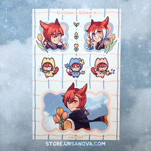 Load image into Gallery viewer, [FFXIV] Blossom &amp; Bloom Sticker Sheet
