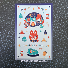 Load image into Gallery viewer, [FFXIV] Campfire Nights Sticker Sheet
