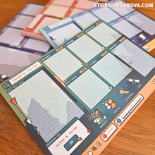 Load image into Gallery viewer, [URSANOVA] Dungeons &amp; Desktops Planner Notepads
