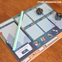 Load image into Gallery viewer, [URSANOVA] Dungeons &amp; Desktops Planner Notepads
