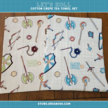 Load image into Gallery viewer, [URSANOVA] Let&#39;s Roll Tea Towel Set
