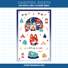 Load image into Gallery viewer, [FFXIV] Campfire Nights Sticker Sheet
