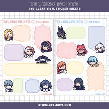 Load image into Gallery viewer, [FFXIV] Talking Points Sticker Sheets
