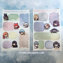 Load image into Gallery viewer, [FFXIV] Talking Points Sticker Sheets
