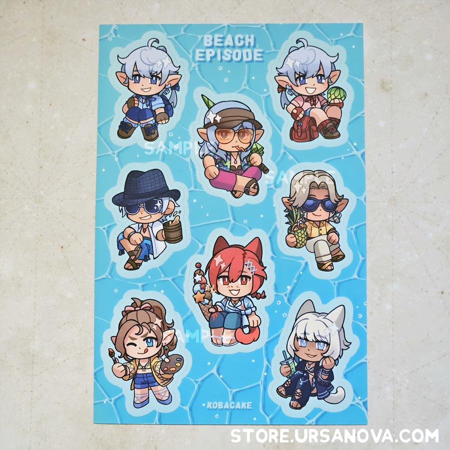 [FFXIV] Assorted Sticker Sheets