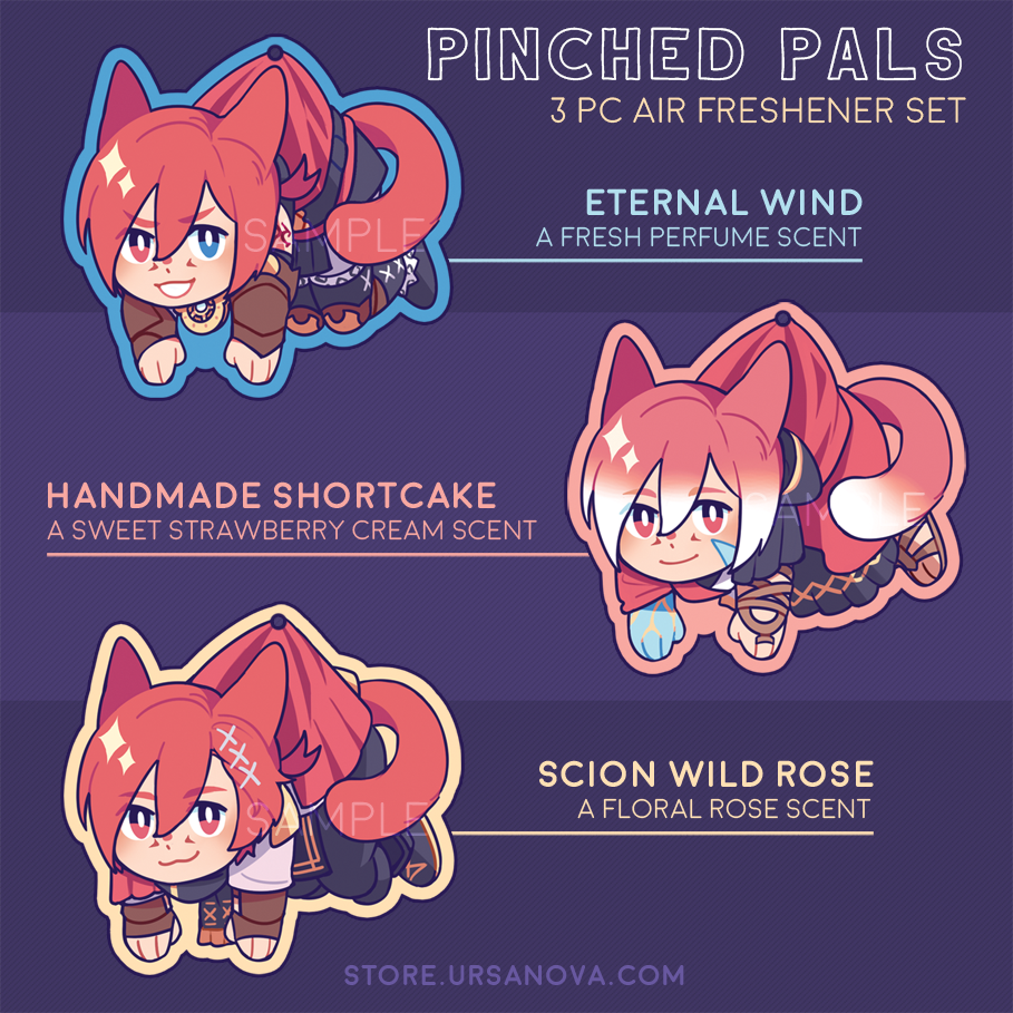 FFXIV] Pinched Pals Air Freshener Set – ursanova