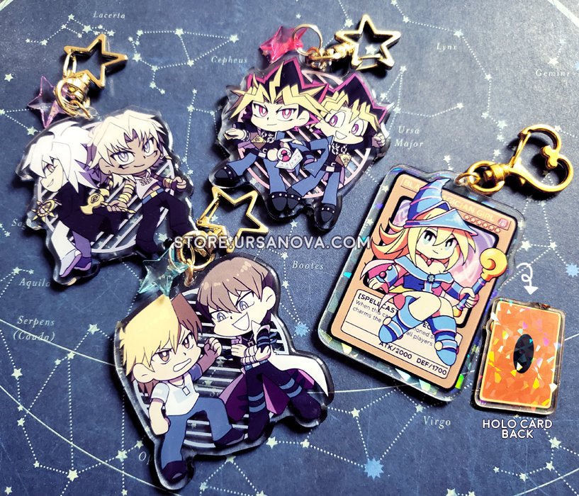 yugioh destroy all spell and trap cards YU-GI-OH Cards Premium Liquid Motion Keychain,A Perfect Gift for YU-GI main image 0