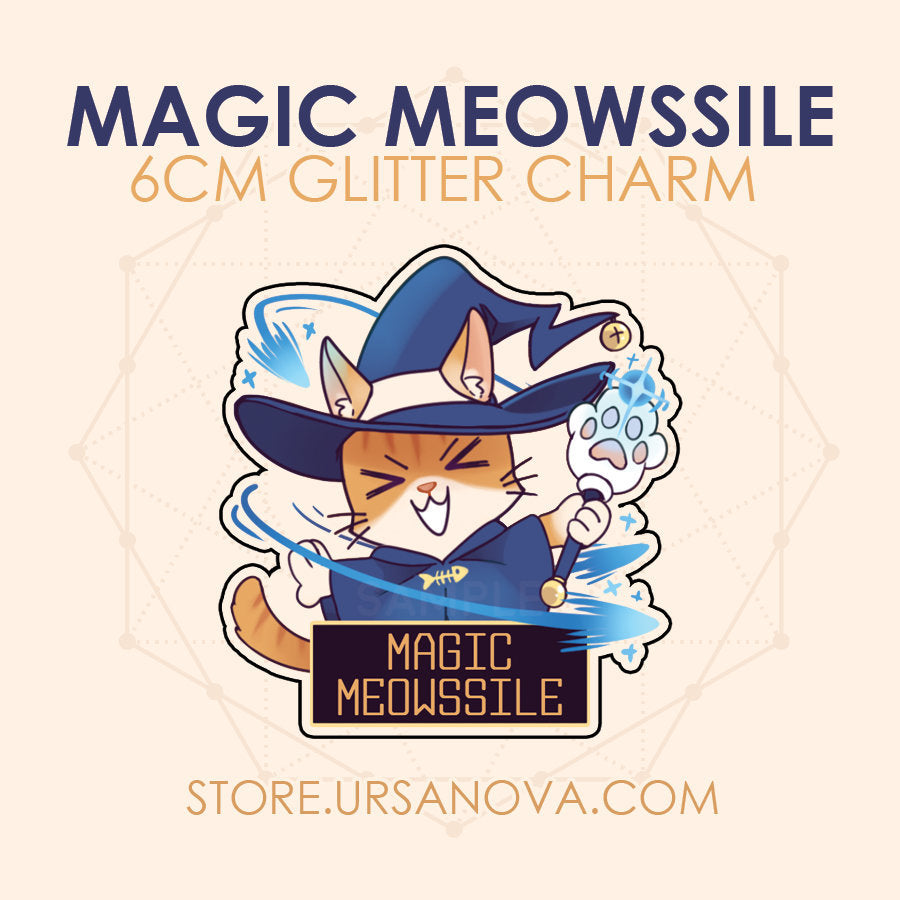 [D&D] Magic Meowssile Glitter Charm