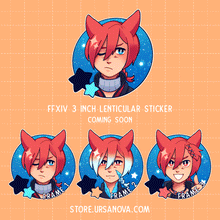 Load image into Gallery viewer, [FFXIV] G&#39;raha Lenticular Sticker

