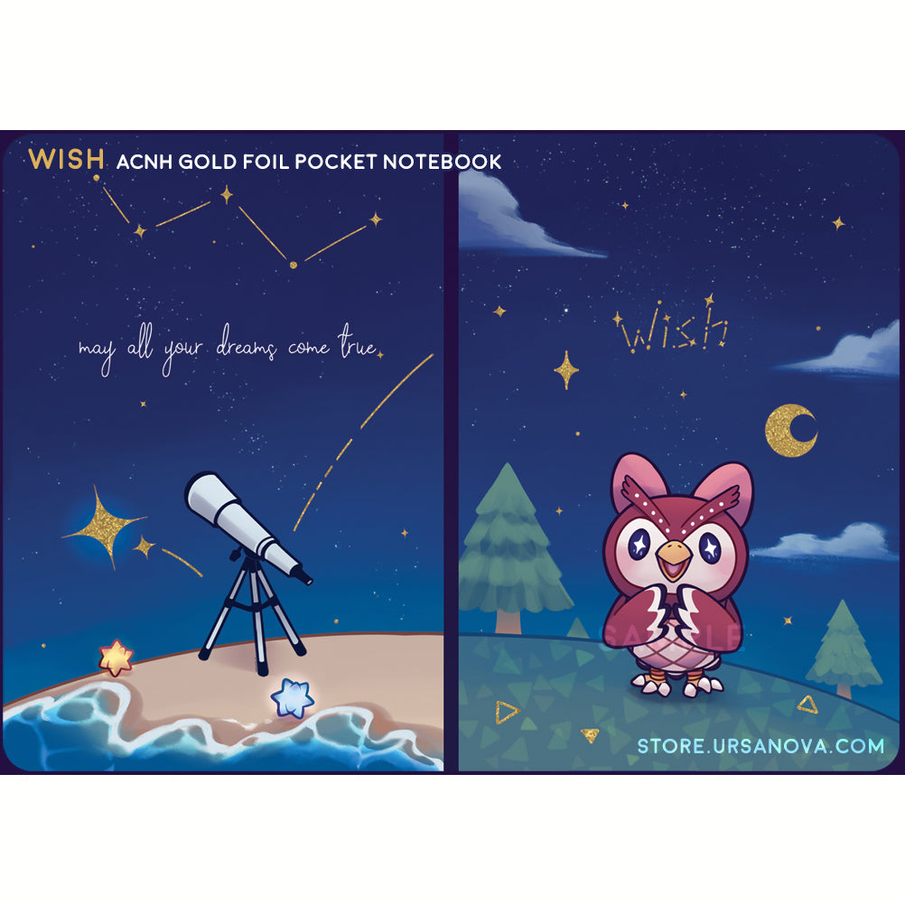 [ACNH] Wish Pocket Notebook